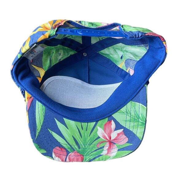 Vintage 80s Hawaii Floral Trucker Hat Cap SnapBack Embroidered NEW - Picture 4 of 6